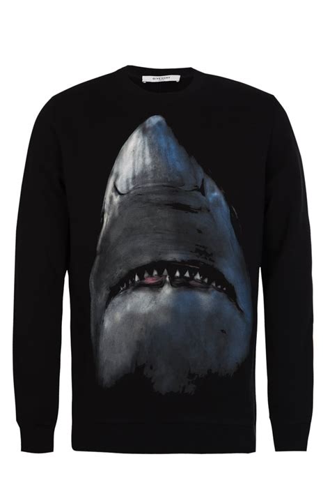 givenchy shark sweater for sale|givenchy crest sweatshirt sale.